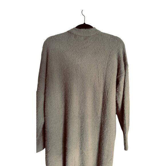 NWT Gibsonlook Medium Soft Gray Button-Front Cardigan Cozy Sweater - Picture 8 of 16